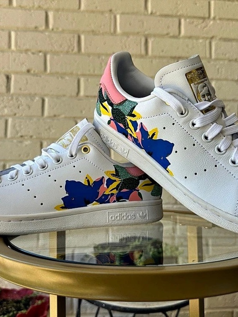 NEW size 7 adidas HER Studio London x adidas Stan Smith Floral Burst Floral Burs